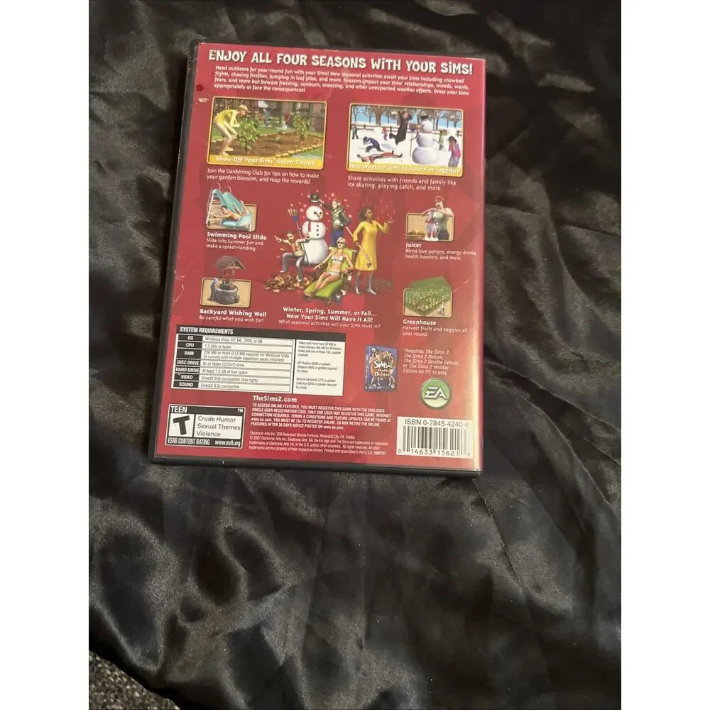 The Sims 2007 Seasons Expansion Pack 2 Discs PC Complete No Manual
